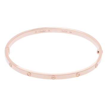カルティエ ラブブレスレット SM #18 ゴールド N6726317 K18ピンクゴールド PG レディース ジュエリー 【中古】【jewelry】