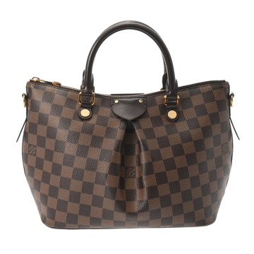 ルイ ヴィトン ダミエ シエナ PM 2WAY エベヌ N41545 ダミエキャンバス レディース バッグ 【中古】【bag】