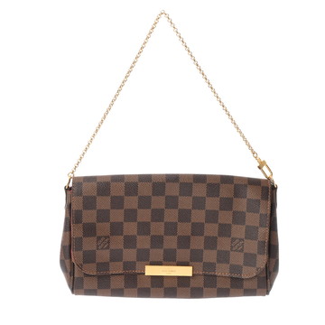 ルイ ヴィトン ダミエ フェイボリット MM 2WAY エベヌ N41129 ダミエキャンバス レディース バッグ 【中古】【bag】