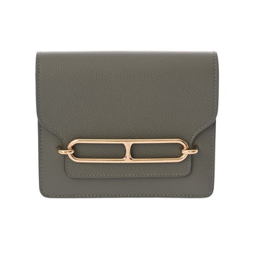 エルメス ルリ スリムウォレット グリメイヤー エバーカラー ユニセックス 財布 【中古】【purse】