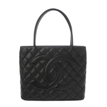 シャネル マトラッセ 復刻トート ブラック A01804 キャビアスキン レディース バッグ 【中古】【bag】