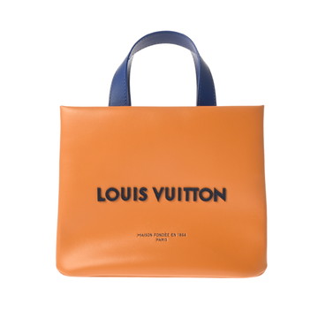 ルイ ヴィトン ショッパートート MINI サフラン M15237 カーフ レディース バッグ 【中古】【bag】