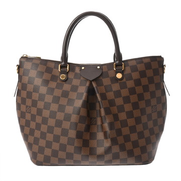 ルイ ヴィトン ダミエ シエナ MM 2WAY ブラウン N41546 ダミエキャンバス レディース バッグ 【中古】【bag】