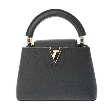 ルイ ヴィトン カプシーヌ MINI 旧型 ブラック M56071 トリヨンレザー レディース バッグ 【中古】【bag】
