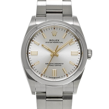 ロレックス オイスターパーペチュアル 36 126000 シルバー メンズ 時計 【中古】【wristwatch】