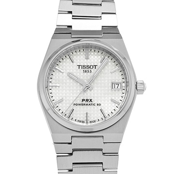 ティソ PRX パワーマティック 80 T137.207.11.111.00 ホワイトシェル メンズ 時計 【中古】【wristwatch】