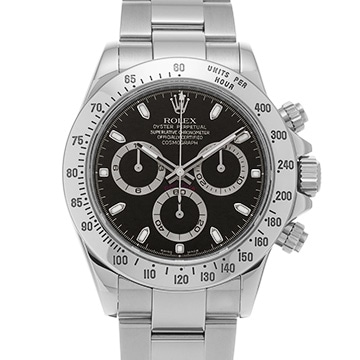 ロレックス コスモグラフ デイトナ 116520 ブラック メンズ 時計 【中古】【wristwatch】