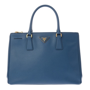 プラダ ガレリア 2WAY コバルト BN2274 サフィアーノレザー レディース バッグ 【中古】【bag】