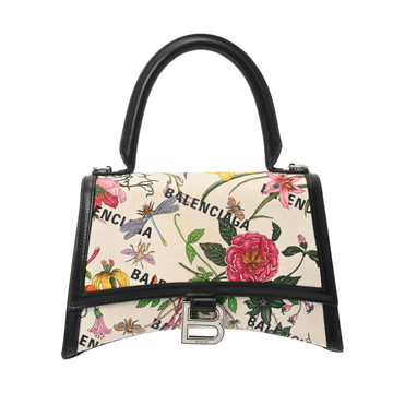 バレンシアガ アワーグラス S ザハッカープロジェクト マルチカラー/ブラック 681697 213317 キャンバス/レザー レディース バッグ 【中古】【bag】