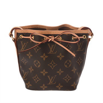 ルイ ヴィトン モノグラム ナノ ノエ ブラウン M81266 モノグラムキャンバス レディース バッグ 【中古】【bag】