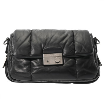 プラダ ナッパボンバー ショルダーバッグ ブラック BR5036 ナッパレザー レディース バッグ 【中古】【bag】