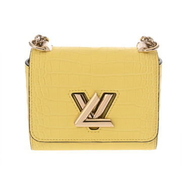ルイ ヴィトン ツイスト PM イエロー クロコダイル レディース バッグ 【中古】【bag】