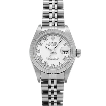 ロレックス デイトジャスト 79174 ホワイト レディース 時計 【中古】【wristwatch】