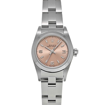 ロレックス オイスターパーペチュアル 76080 ピンク レディース 時計 【中古】【wristwatch】