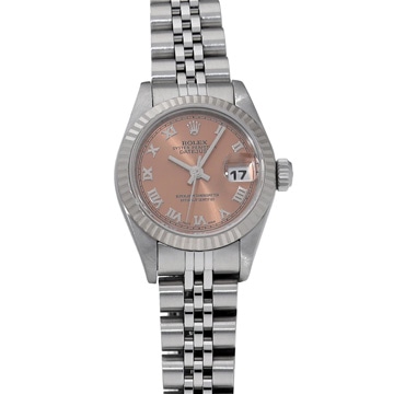 ロレックス デイトジャスト 69174 ピンク レディース 時計 【中古】【wristwatch】