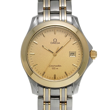 オメガ シーマスター 120 デイト 2311.11 シャンパン メンズ 時計 【中古】【wristwatch】