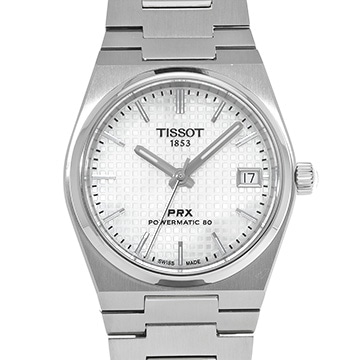 ティソ PRX パワーマティック 80 T137.207.11.111.00 ホワイトシェル メンズ 時計 【中古】【wristwatch】