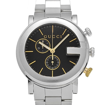 グッチ Gクロノ YA101362 ブラック メンズ 時計 【中古】【wristwatch】
