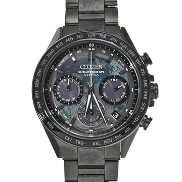 シチズン アテッサ ACT Line HAKUTO-R エディション CC4065-61Y ブラックシェル メンズ 時計 【中古】【wristwatch】