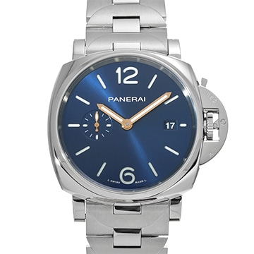 パネライ ルミノール ドゥエ 42mm PAM01124 ブルー メンズ 時計 【中古】【wristwatch】