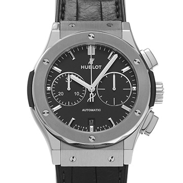 ウブロ クラシックフュージョン チタニウム クロノグラフ 521.NX.1171.LR マットブラック メンズ 時計 【中古】【wristwatch】