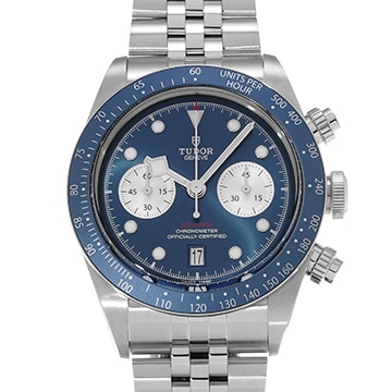 チューダー / チュードル ブラックベイ クロノ チューダー ブティック限定モデル 79360B ブルー/シルバー メンズ 時計 【中古】【wristwatch】