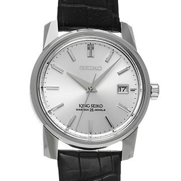 セイコー キングセイコー セイコー創業140th KSK 復刻デザイン SDKA001 シルバー メンズ 時計 【中古】【wristwatch】