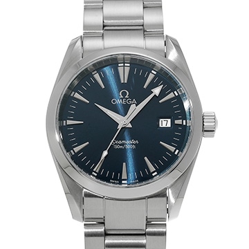 オメガ シーマスター アクアテラ クォーツ 2518.80 ブルー メンズ 時計 【中古】【wristwatch】