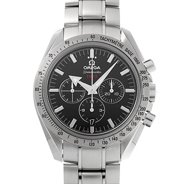 オメガ スピードマスター ブロードアロー 1957 コーアクシャル 321.10.42.50.01.001 ブラック メンズ 時計 【中古】【wristwatch】