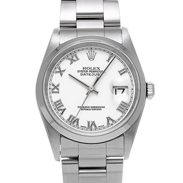 ロレックス デイトジャスト 16200 ホワイト メンズ 時計 【中古】【wristwatch】