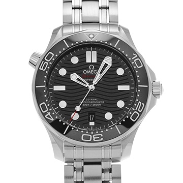 オメガ シーマスター ダイバー300 コーアクシャル マスタークロノメーター 210.30.42.20.01.001 ブラック メンズ 時計 【中古】【wristwatch】