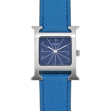 エルメス Hウォッチ HH1.210 ブルー レディース 時計 【中古】【wristwatch】