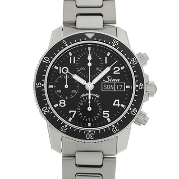 ジン 103シリ－ズ 103.B.SA.AUTO ブラック メンズ 時計 【中古】【wristwatch】