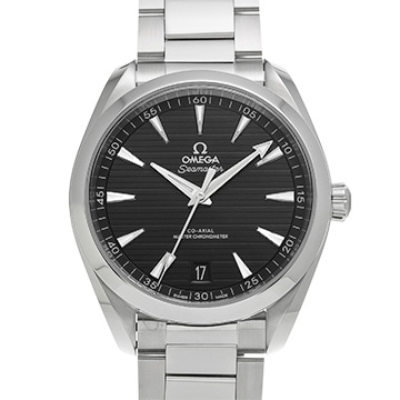 オメガ シーマスター アクアテラ コーアクシャル マスタークロノメーター 220.10.41.21.01.001 ブラック メンズ 時計 【中古】【wristwatch】