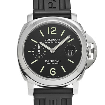 パネライ ルミノールマリーナ オートマティック PAM00104 ブラック メンズ 時計 【中古】【wristwatch】