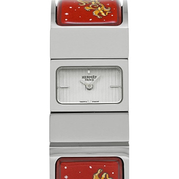 エルメス ロケ LO1.110 シルバー レディース 時計 【中古】【wristwatch】