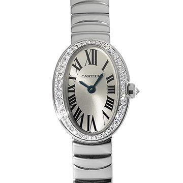 カルティエ ベニュワール ミニ WB520025 シルバー レディース 時計 【中古】【wristwatch】