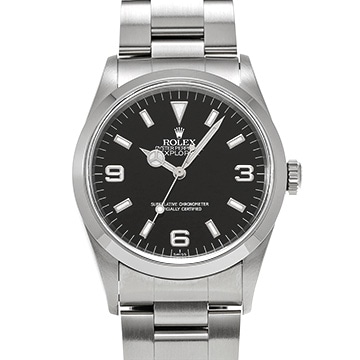 ロレックス エクスプローラー 14270 ブラック メンズ 時計 【中古】【wristwatch】