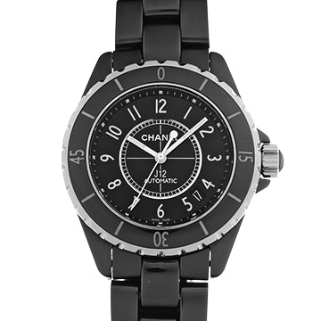 シャネル J12 38MM H0685 ブラックラッカー メンズ 時計 【中古】【wristwatch】