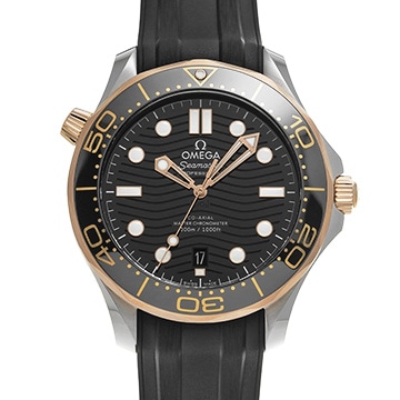 オメガ シーマスター ダイバー300 コーアクシャル マスタークロノメーター 210.22.42.20.01.002 ブラック メンズ 時計 【中古】【wristwatch】
