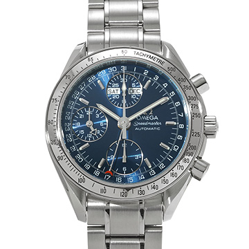 オメガ スピードマスター トリプルカレンダー 3523.80 ブルー メンズ 時計 【中古】【wristwatch】