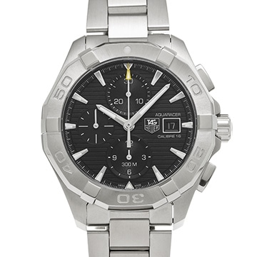 タグ ホイヤー アクアレーサー クロノグラフ CAY2110.BA0927 ブラック メンズ 時計 【中古】【wristwatch】