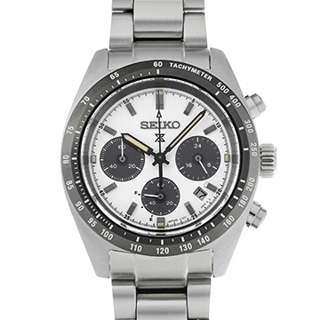 セイコー プロスペックス スピードタイマー SBDL085 ホワイト/ブラック メンズ 時計 【中古】【wristwatch】