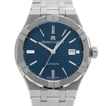 モーリス ラクロア アイコン オートマティック AI6008-SS002-430-1 ブルー メンズ 時計 【中古】【wristwatch】