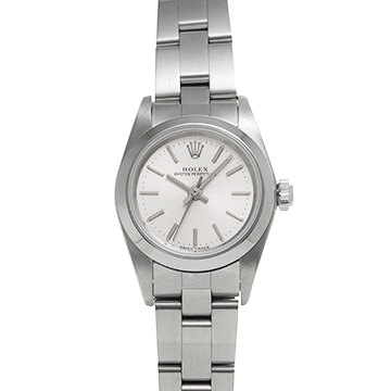 ロレックス オイスターパーペチュアル 76080 シルバー レディース 時計 【中古】【wristwatch】