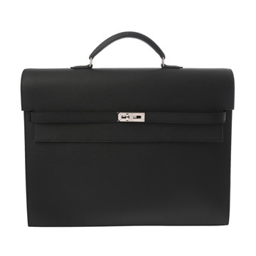 エルメス ケリーデペッシュ 38 ブラック ヴァッシュリエジェ レディース バッグ 【中古】【bag】