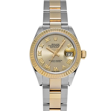 ロレックス レディ デイトジャスト 28 279173 シャンパン レディース 時計 【中古】【wristwatch】