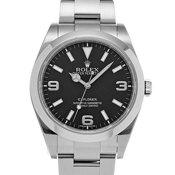 ロレックス エクスプローラー 214270 ブラック メンズ 時計 【中古】【wristwatch】