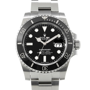 ロレックス サブマリーナ デイト 116610LN ブラック メンズ 時計 【中古】【wristwatch】