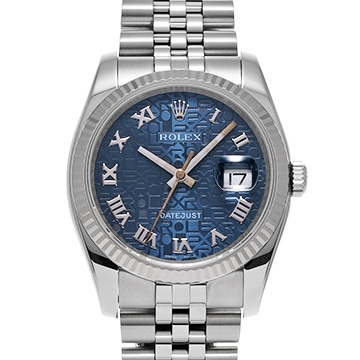 ロレックス デイトジャスト 116234 ブルーコンピュータ メンズ 時計 【中古】【wristwatch】